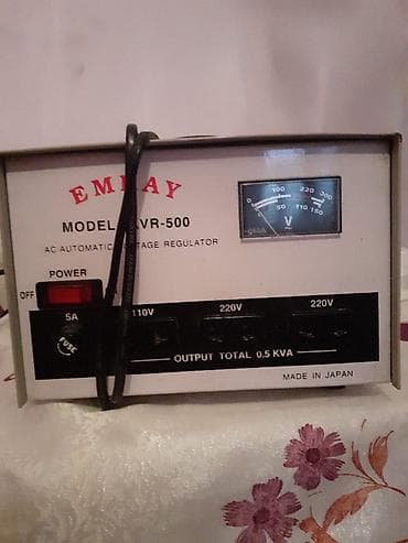 İşlənmiş, Ev üçün, 1 faza, Gərginliy stabilizatoru, 220/110 V