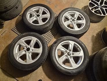 4 teker: İşlənmiş Disk təkər Kia 215 / 55 / R 16, 5 Boltlu — 3