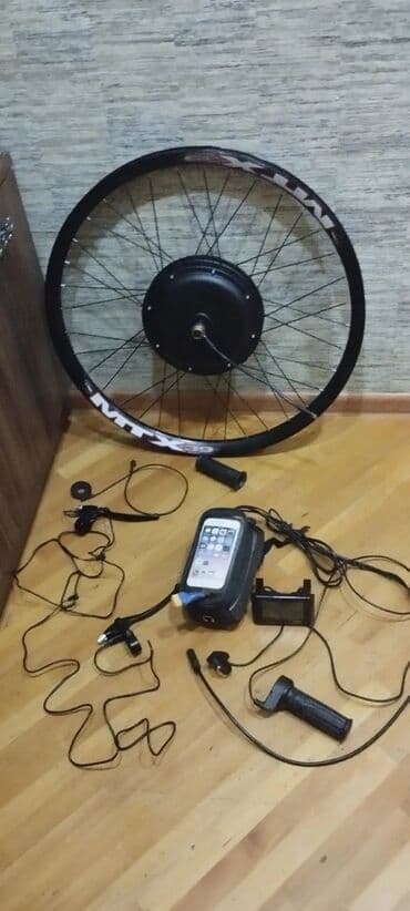 Elektrik velosiped dəsti, təkər, motor, idarəetmə bloku, ekran və qaz — 1