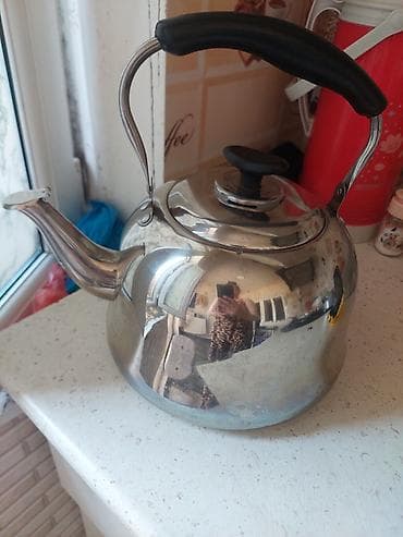 sap: Çay dəsti, rəng - Gümüşü, Metal — 1