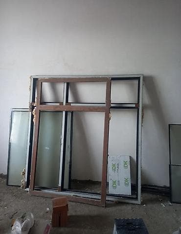 Plastik pəncərə və şüşəbənd çərçivələri (profil: Salamander) –