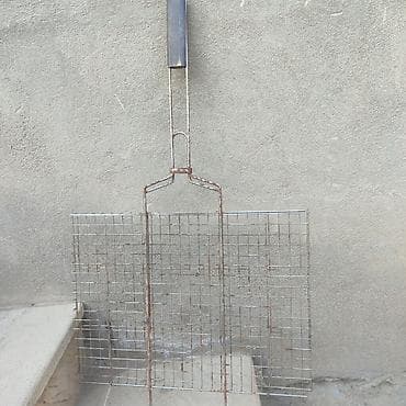 Manqal üçün iri ölçülü ızgara toru - Material: metal tor, möhkəm