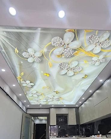 istilik pec: Gərilmə tavanlar – dizayn və quraşdırma xidməti - Material: yüksək — 1