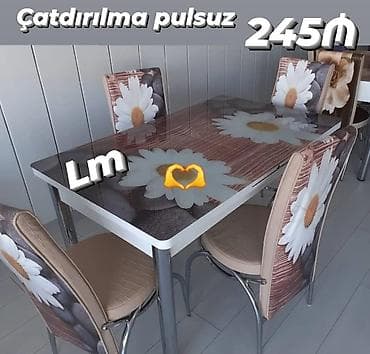 mebil kuxna: Masa ve oturacaq yeni — 1