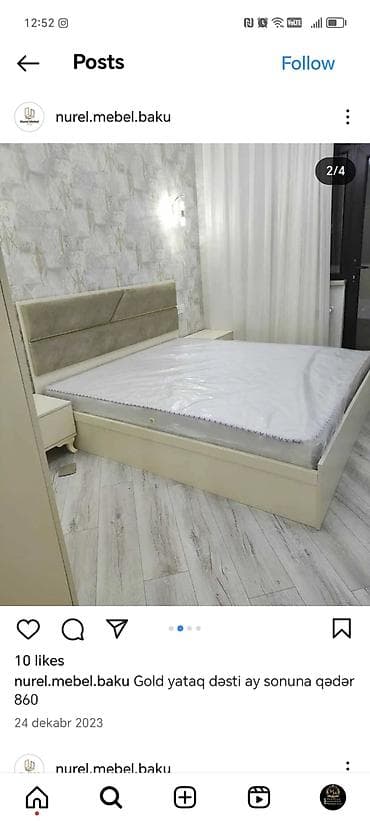 taxt aliram: Yeni, İkinəfərlik çarpayı, Bazasız, Matras ilə, Siyirməsiz, Rusiya — 6