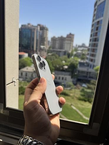 iphone 13 pro max 512: IPhone 16 Pro, 256 GB, Natural Titanium, Zəmanət, Face ID — 2