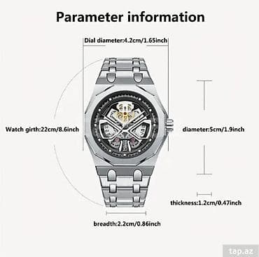 Çantalar: Yeni, Qol saatı, Perrelet, rəng - Gümüşü — 3