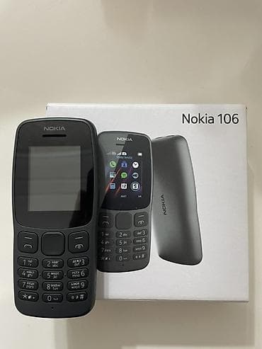 Nokia 106, rəng - Qara, İki sim kartlı