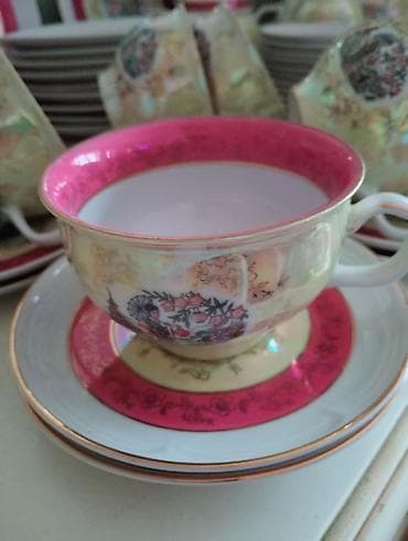 süd çəni: Çay dəsti, Farfor, 12 nəfərlik, Almaniya — 3