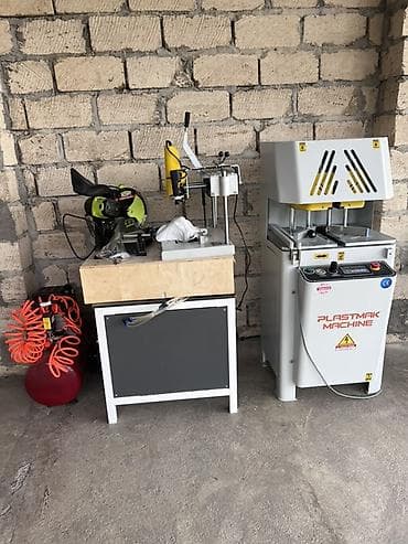 Mexaniki əl alətləri: Plastmak Machine – PVC/Alüminium pəncərə qapı istehsalı üçün dəst — 4