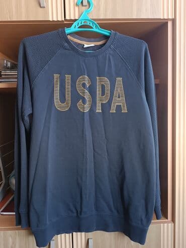 kapsonlu koynekler: Svitşot, U.S. Polo Assn, L, rəng - Göy — 1