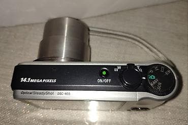 polaroid camera: Sony Cyber-shot DSC-H55 rəqəmsal fotoaparat - 14.1 MP həlli - 10x — 4