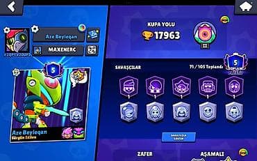 tag hauer: Brawl Stars hesabı. Hesabın əsas göstəriciləri: - Kupa sayı: 17.963 - — 2