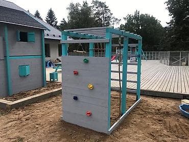 nerdivan nedir: Bağ üçün çoxfunksiyalı uşaq oyun kompleksi - Material: möhkəm metal — 2