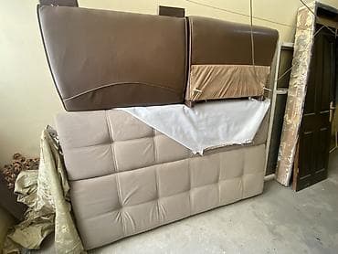 Mebel üçün yumşaq başlıq dəsti - Model: Dördkünc, pannolu dizayn - — 1