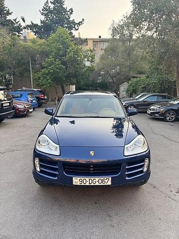 multi rul: Porsche Cayenne – tünd mavi eksteryer, bej dəri salon. Texniki və — 5