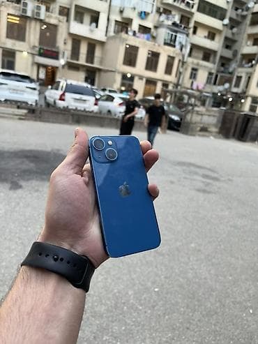 11 ayfon: IPhone 13, Mavi, Face ID — 1