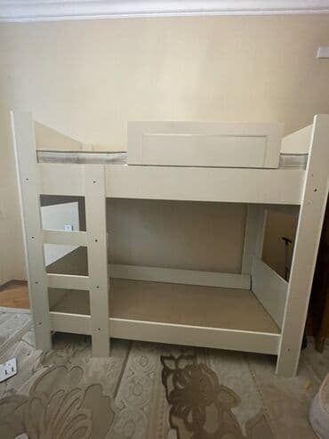 Oğlan və qız üçün, İşlənmiş, Çarpayı, Matrassız, Siyirməli, Taxta