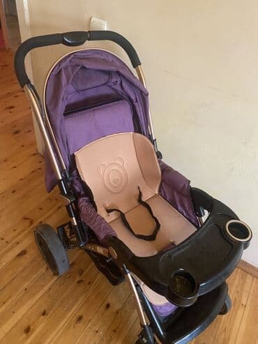 Araba-beşiklər: Klassik gəzinti arabası, İşlənmiş, Cins: Qız, Yaş: 30 ay, Ünvandan götürmə — 3