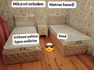 крават: Yeni, Təknəfərlik çarpayı — 1