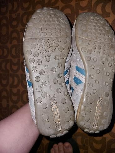 boks krasovkası: Rəng - Bej Krossovkalar, Geox, Ölçü: 34, Uniseks — 5