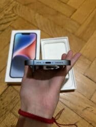 ıphone 16 pro ikinci el: IPhone 14, 128 GB, Mavi, Face ID, Simsiz şarj — 5