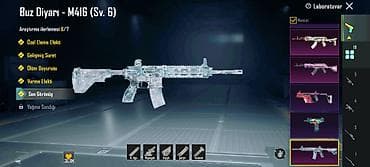 Tam güvənli ✓PUBG Mobile hesabı – Ice M416 (Lv.6) və zəngin kosmetik