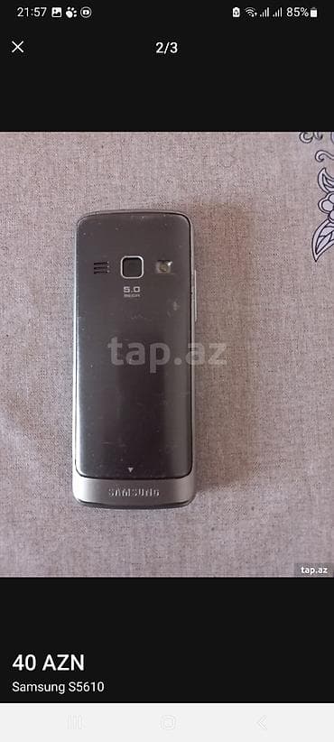 s21 samsung: Samsung S5610, < 2 ГБ, цвет - Черный, Кнопочный — 2