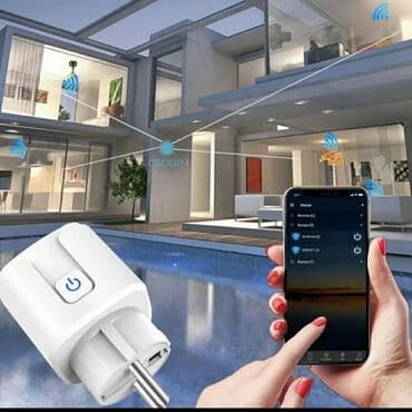 mobil wifi: Wifi rozetka 16A / 20A, proqramla və ya səslə uzaqdan idarəetmə, mobil — 1