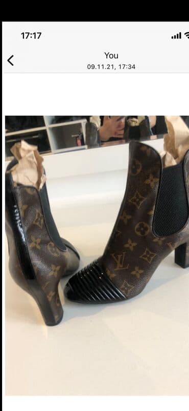 brend qadin ayaqqabilari: Ölçü: 38, rəng - Qəhvəyi, Yeni — 2