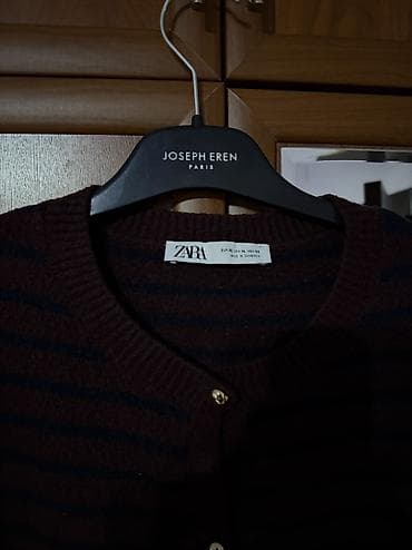 ZARA kardiqanı - Model: düyməli kardiqan, yuvarlaq yaxa - Rəng/naxış — 3