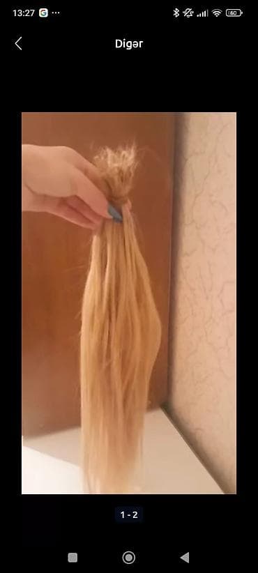 cırt cırt sac: Uzun sac təxminən 75 dene — 2