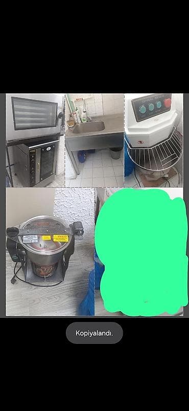 stayaşi pec: Şirniyat avadanliqlari satılır Moyka-190 azn Xemir yoguran-800 azn — 1