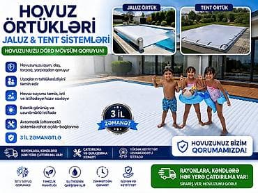Hovuz Örtükləri – Jalüz və Tent Sistemləri Hovuzunuzun təmizliyi
