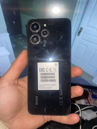 poko x 3 pro: Redmi 12, 256 GB, rəng - Qara, Barmaq izi — 2