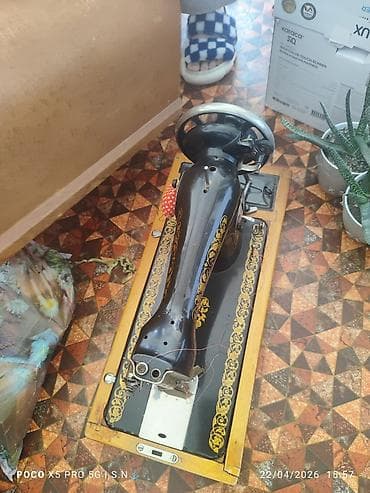 modelka maşınlar: Mexaniki tikiş maşını – klassik, əl çarxlama (volan) ilə - Korpus — 2