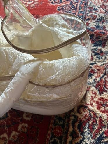 расчески для новорожденных: Uşaqlar üçün beşik, zərif güllü naxışlarla bəzədilib. Yüngül və — 4