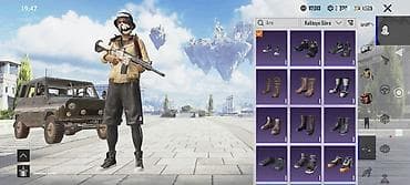 gumuş eşyalar: PUBG Mobile hesabı – zəngin skin və kolleksiya - Səviyyə:59 - RP — 9