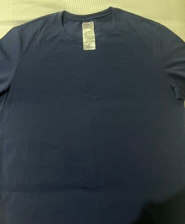 Рубашки: Мужская футболка, 2XL, цвет - Синий — 2