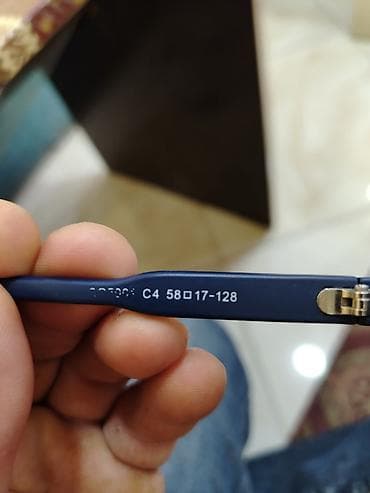 ocki: GUCCI gün eynəyi - Çərçivə: mat tünd-mavi plastik, qalın və yüngül — 3