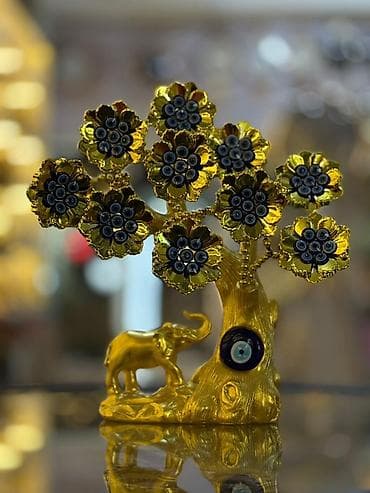 goz agaci: Fiqur, Metal, rəng - Qızılı — 5