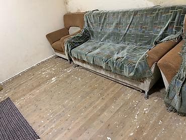 İşlənmiş, Divan, 2 kreslo, Bazasız, Açılan — 2