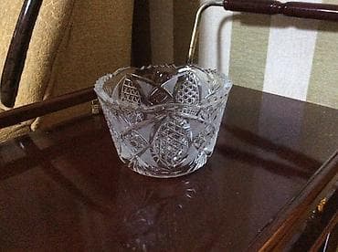 şəkər çöpü qiyməti: Продаю хрустальную конфетницу. цена 1-ной 30 ман. всего 2 штуки — 1