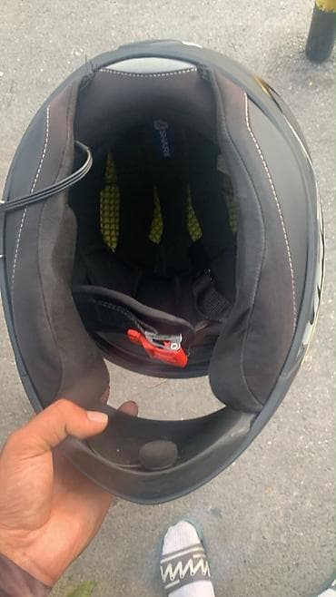 Şlem: SHARK tam üzlü motosiklet şlemi + Bluetooth interkom — 4