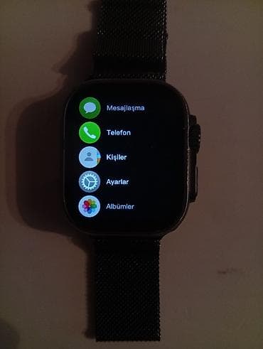 g8 max saat: İşlənmiş, Smart saat, Sensor ekran, rəng - Qara — 4