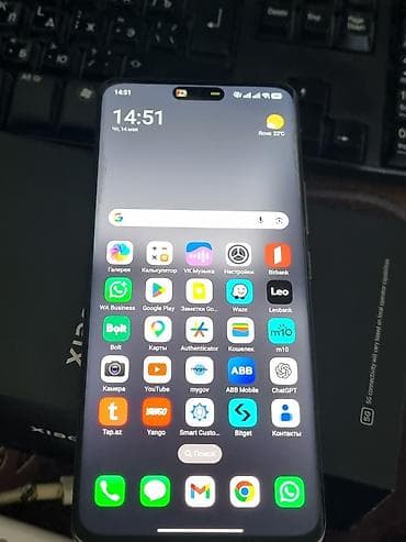 note 14 pro: Xiaomi 13 Pro, 512 GB, rəng - Qara, 
 Sensor, Barmaq izi, İki sim kartlı — 8