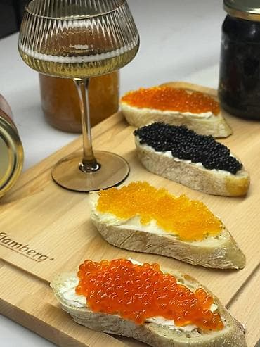 balta: Kamçatka keta ikrası – təbii qırmızı ikra - Növ: Keta (chum salmon) — 10