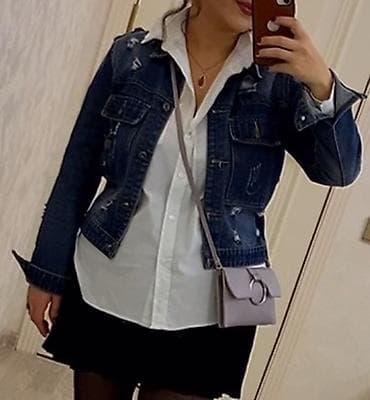 J.L.F.X denim gödəkçə - Material: qalın denim (pambıq qarışımı) - — 6