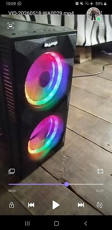 Oyun ucun yaxsi secim RGB işıqlı stolüstü kompüter seti - Korpus