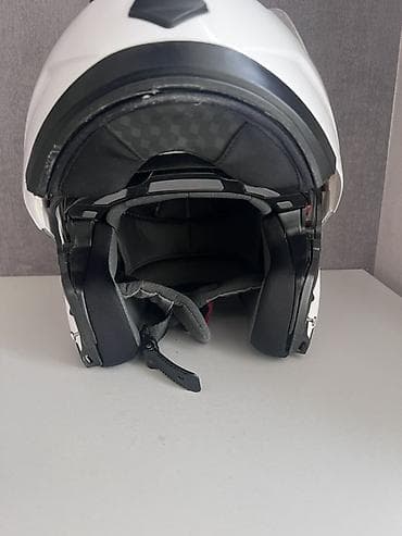 m50 matoru: LS2 motosiklet dəbilqəsi – ağ rəng - Tip: Tam üzlü (full-face) — 8